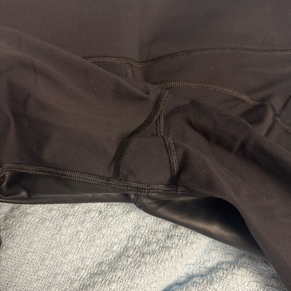 Athleta Gleam Faux Leather Leggings with Pockets - Women’s Medium - Picture 5 of 10